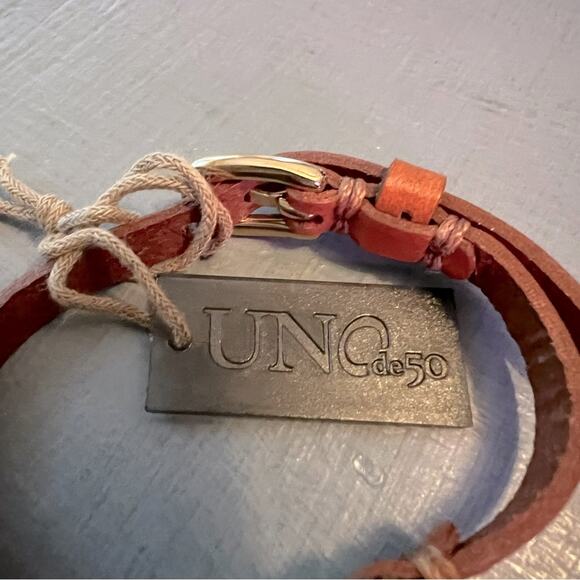 Uno de 50 Brown Leather Bracelet NEW - Picture 5 of 8